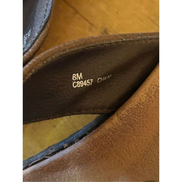 BOC Zeva Flip Flops Flat Sandals Women 8M Multi-Colored Straps Brown Shoe - Picture 8 of 8